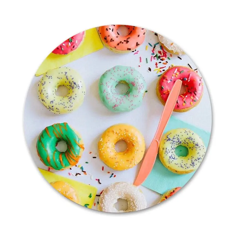 Вкусные чашки торт пончики для десерта в форме сердца значок с изображением еды