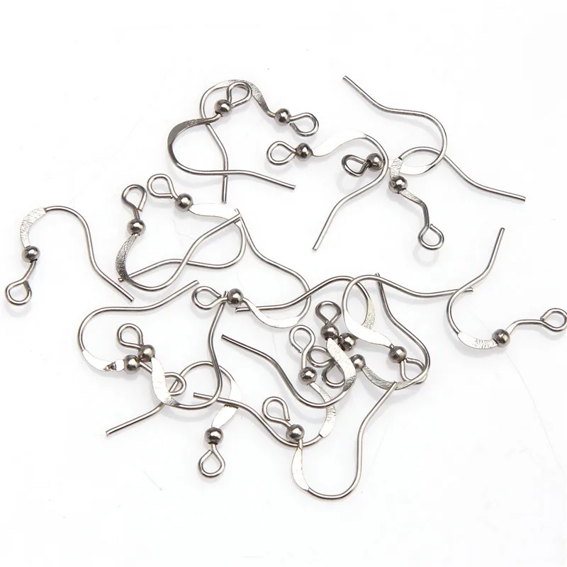 5 цветов 500 шт. модные подвески из железных бусин золотые серебряные серьги крючки