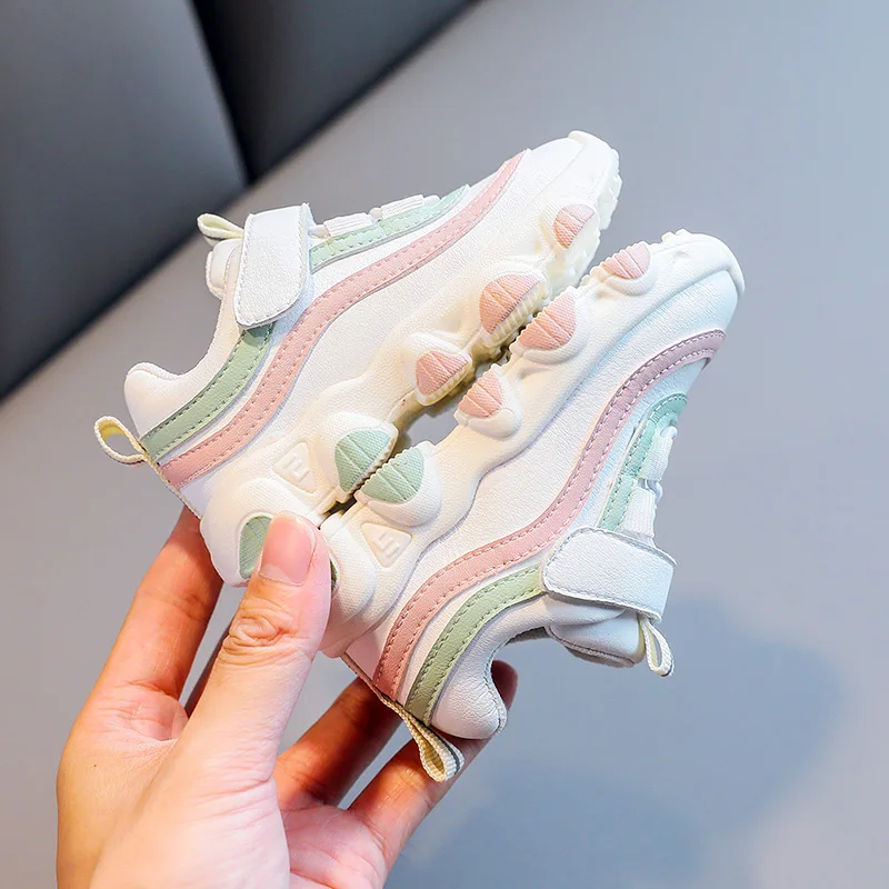 

2021 Весенняя одежа для малышей, обувь для маленьких девочек и мальчиков на резиновой подошве в повседневном стиле для детей на мягкой подошв...