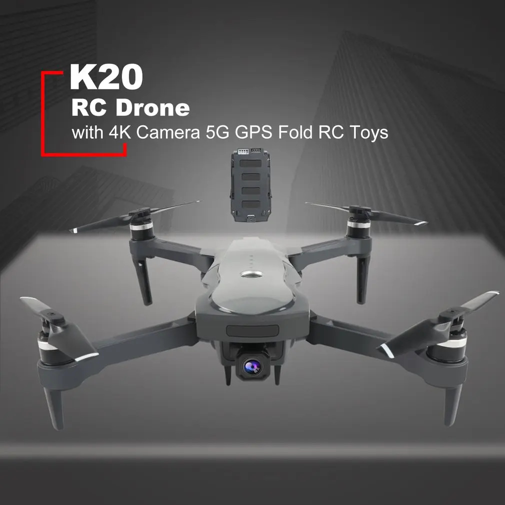Новый Дрон K20 бесщеточный двигатель 5G gps с 4K HD двойной камерой Профессиональный