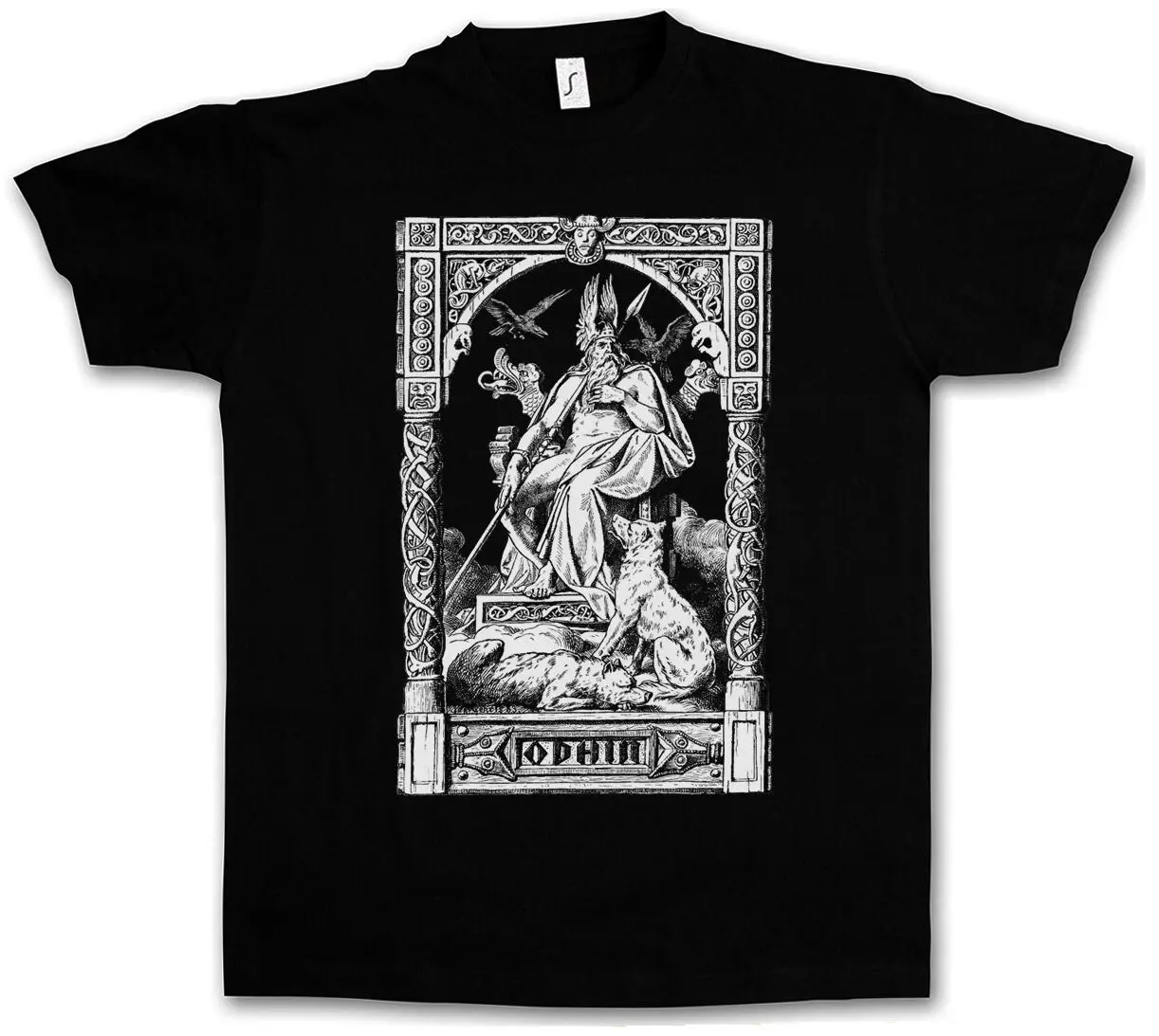 

God of War Shinhwa Sculpture T Shirt Printing Summer Cotton O Collar Short Sleeve