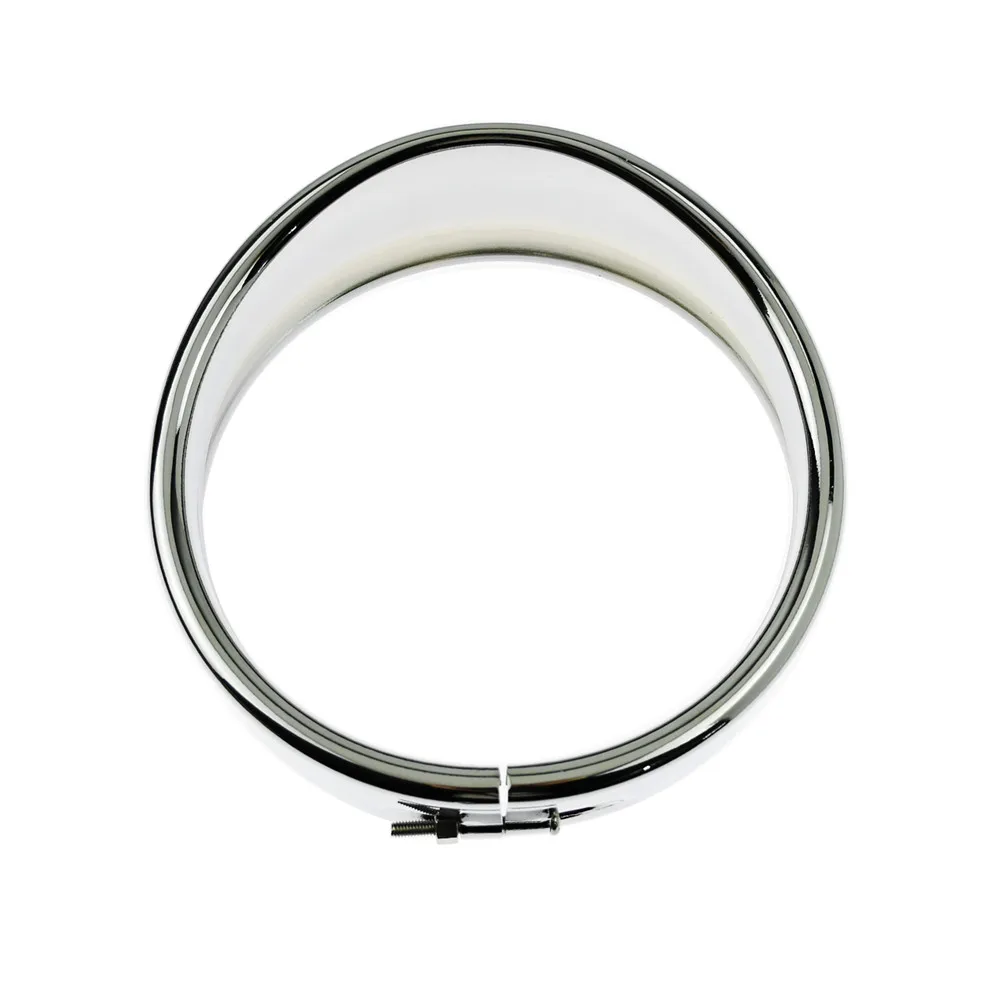 Мотоцикл 5 75 &quotкозырек фары отделка кольцо Крышка черный/хром для Harley Sportster XL 883 1200