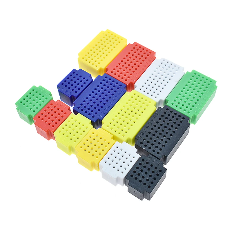 Suq ZY-25 Points Solderless PCB Breadboard Mini Universal Test Protoboard DIY kit Bread Board for arduino lego | Электронные