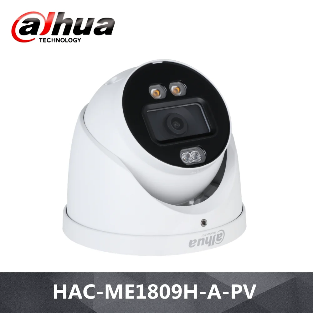 

Dahua HAC-ME1809H-A-PV 4K HDCVI полноцветный активный Отпугиватель фиксированная камера для глазного яблока Расстояние освещения 40 м