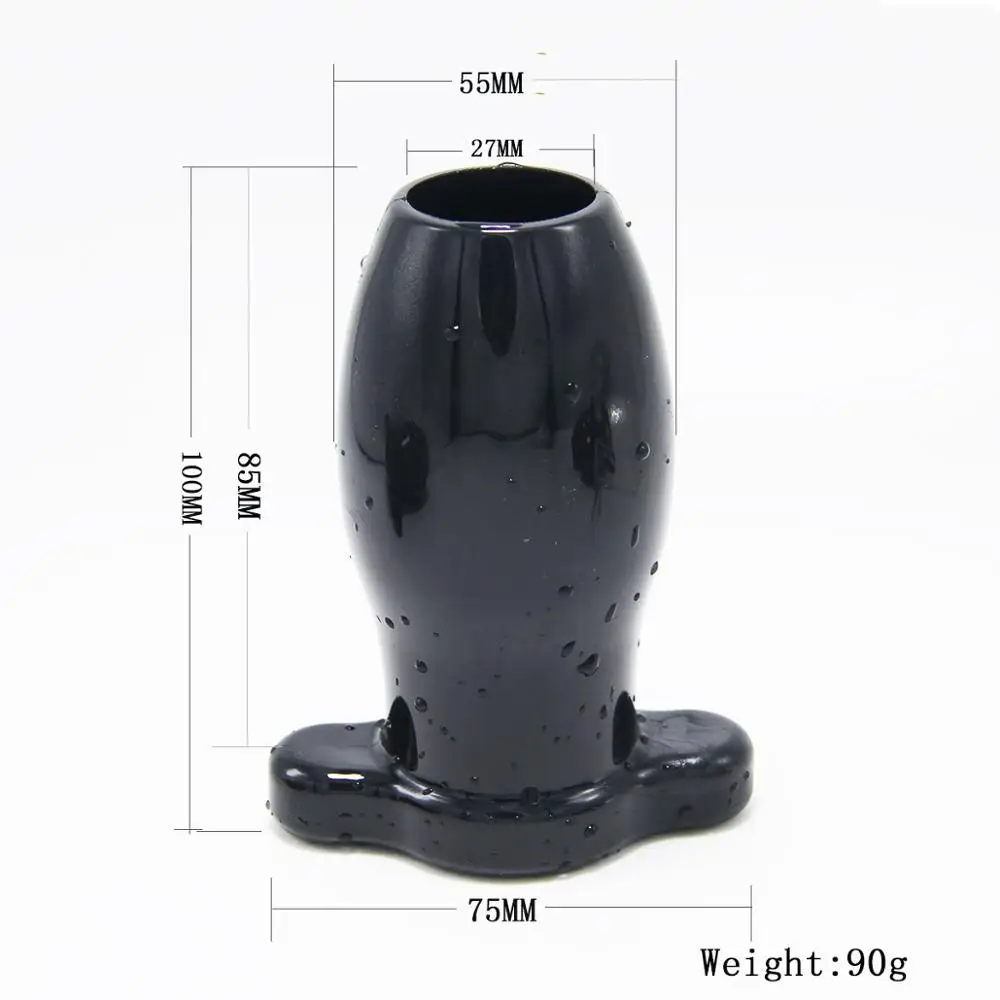 Мягкая анальная пробка Анальная унисекс секс полые взрослые игрушки для