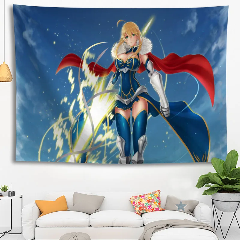 

Hot Sale Kabaneri of the Iron Fortress Printed Tapestry Background Decorative Tapestry Various Sizes Wall Hanging Decor