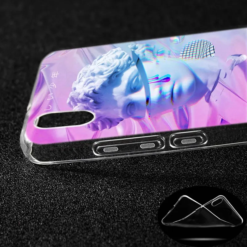 Мягкий силиконовый чехол David Medusa Vaporwave Art для Xiaomi Redmi K20 Pro 7 7A 6 6A 4X 5 Plus S2 GO Note 8 4