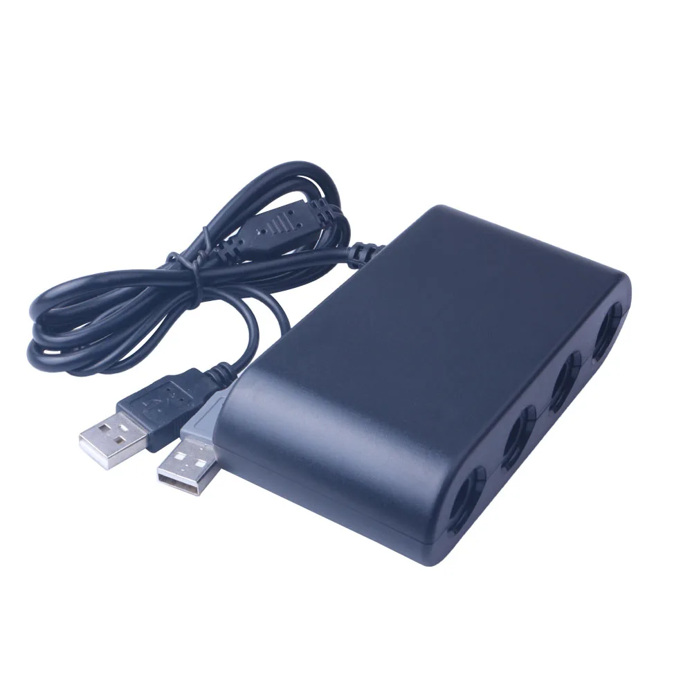 USB-адаптер для геймпадов NGC 4 порта Nintendo WiiU PC N GC | Электроника