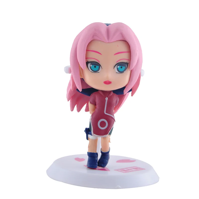 Экшн фигурки аниме 6 шт./лот Коллекционные детские игрушки Zabuza Haku Kakashi Sasuke Серия