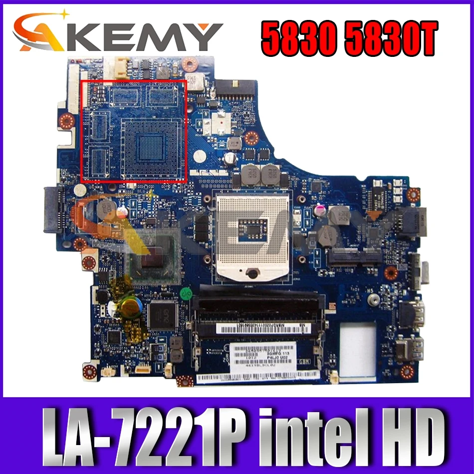 AKEMY P5LJ0 LA-7221P     acer aspire 5830 5830TMBRHM02001 MB.RHM02.001 intel HD graphics   