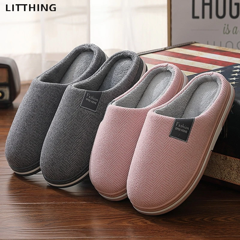

Dropshipping Couple Women Winter Warm Fur Slippers Men Ladies Boys Girls House Shoes Comfort Flat Heel Home Indoor Bedroom