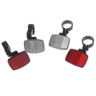 Красныйбелый Аксессуары для велосипеда Оптовая Продажа Уличные велосипедные фары крепление на руль безопасный отражатель велосипедный велосипед Предупреждение