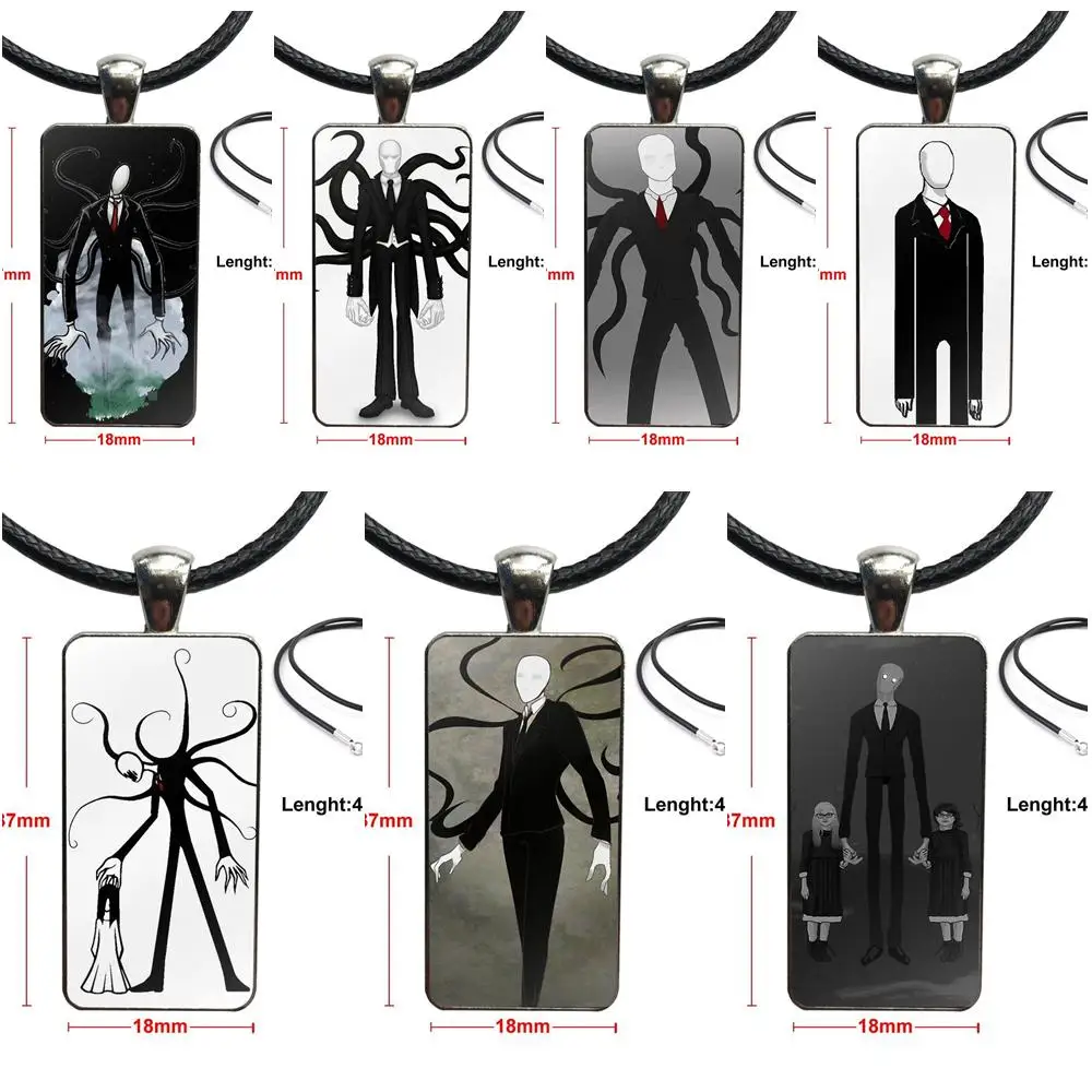 Винтажные Ювелирные изделия Slenderman для фотографий из нержавеющей стали Цветной