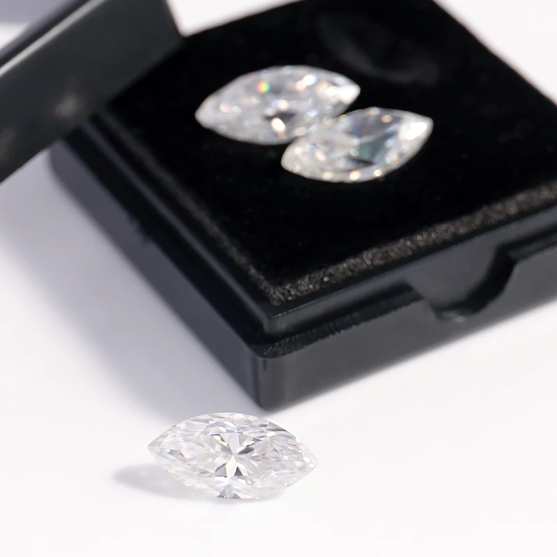 Включая сертификацию маркиза вырезанная лабораторная выращенная мусанит VVS 4 5x9