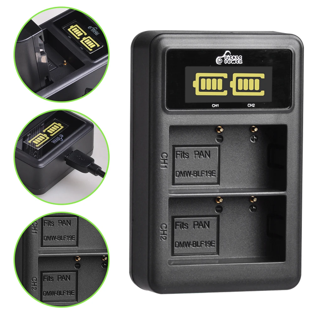 2 шт. двойное зарядное устройство для Pentax PENTAX | Электроника