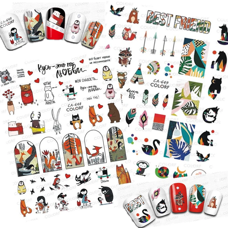 Женский цветок белка лиса наклейка шаблон сделай сам украшения для