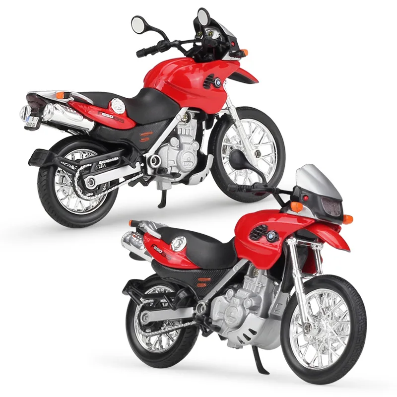 WELLY 1:18 BMW F650GS литой под давлением сплав модель мотоцикла игрушка для детей подарок