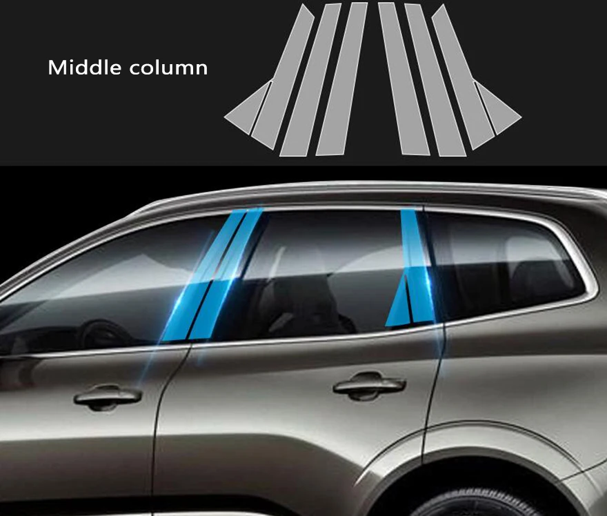 For Volvo XC60 TPU transparent protective film Middle column film External panel film Car Accessories