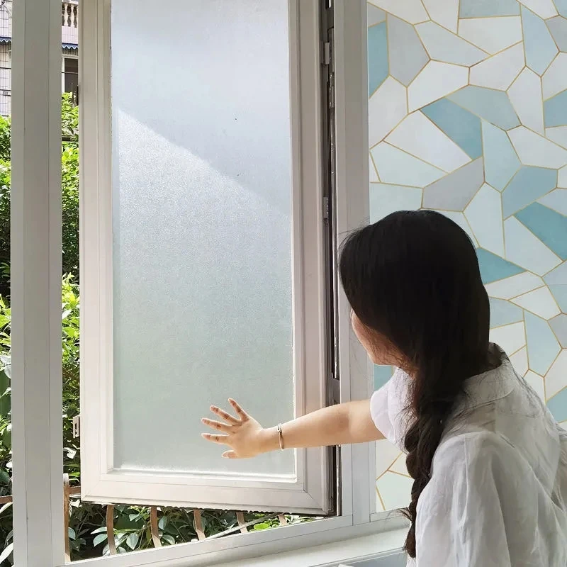

Home Bathroom Office Windows Film Sticker Custom Size Geometry Frosted Glass Home Foil Door Glass Sticker PVC Windows Decoration