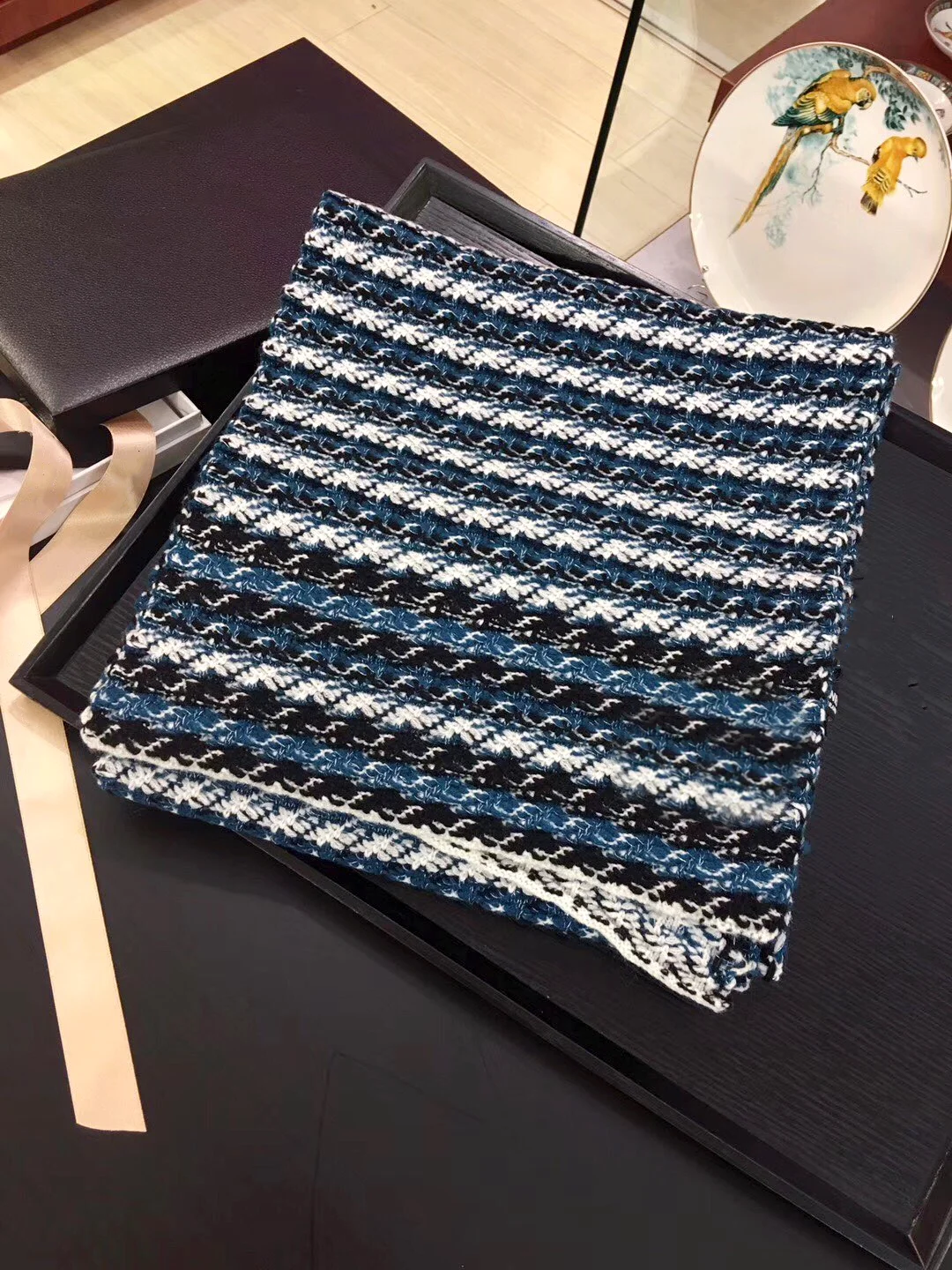 

Новинка 2021, зимний женский шарф из чистого кашемира, теплый и удобный нагрудник, Модная вязаная шаль из натуральной овечьей шерсти