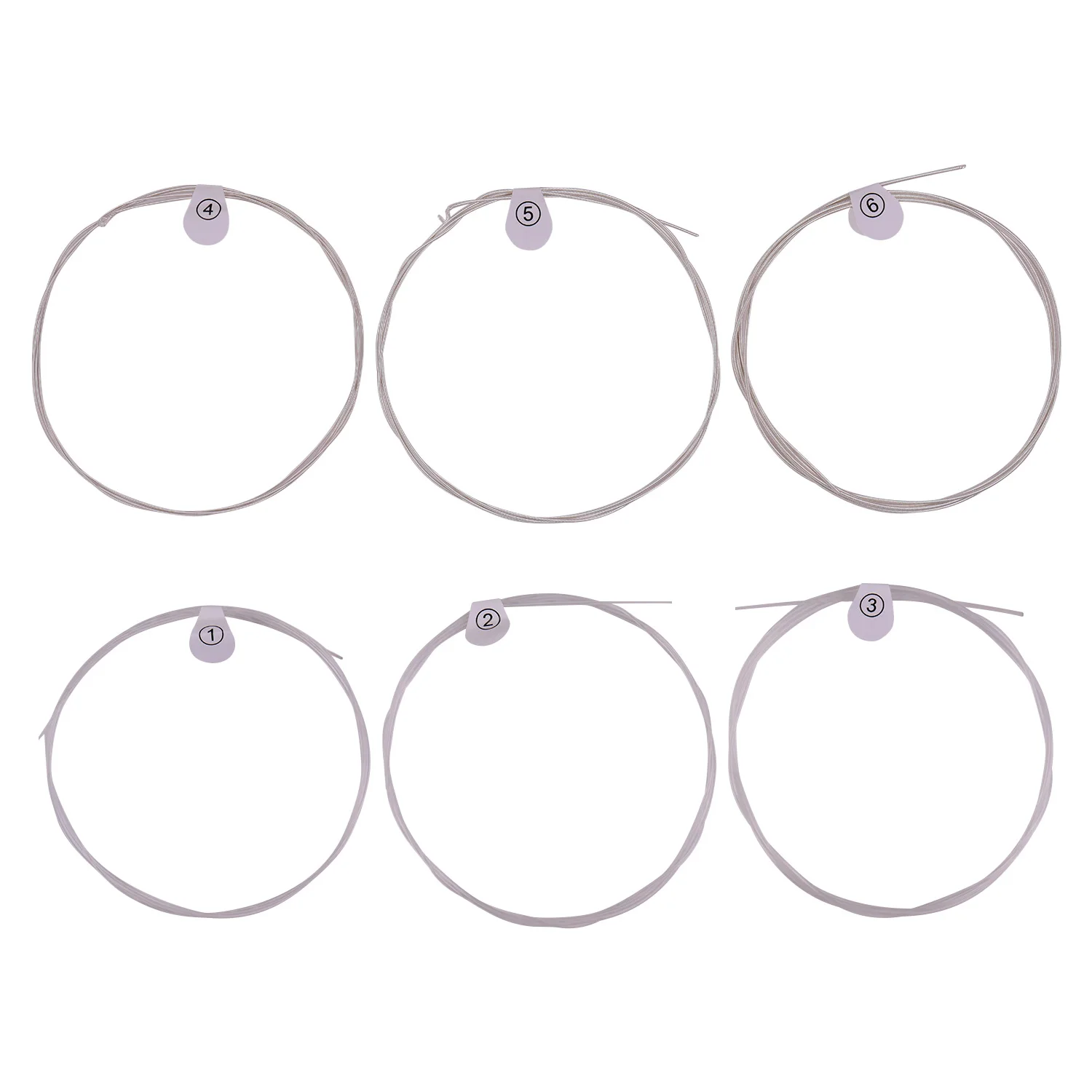 

ZIKO DPA-028 Classical Guitar Strings Normal Light Tension Silver Wound Nylon String Anti-Rust Set of 6pcs guitar accessories