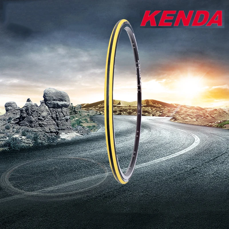Велосипедные шины KENDA 700C обод 700x23C 60TPI цветные дорожные велосипедные 700 23C