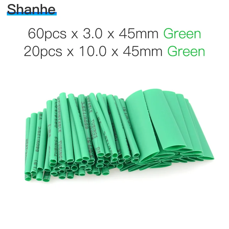 530 шт. термоусадочные трубки для кабелей 2:1|Кабельные рукава| |