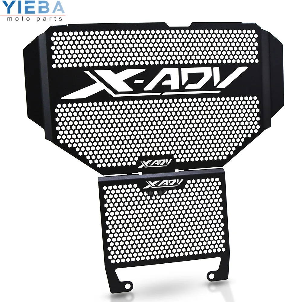 

For HONDA X-ADV XADV 750 2017 2018-2019 Motorcycle Accessories Black Radiator Grille Guard Cover Water Tank Network Motorbike