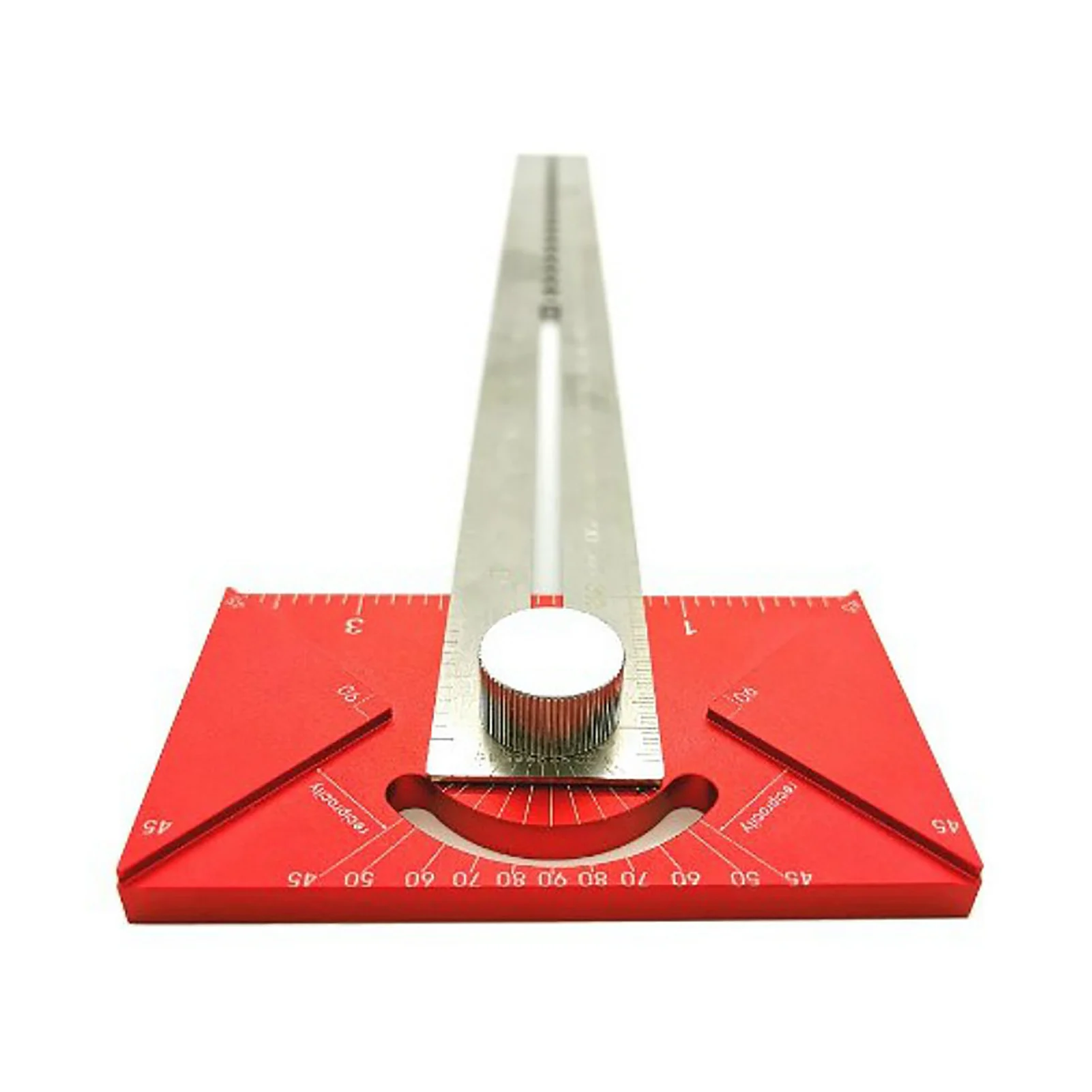 Угловая линейка Деревообработка многофункциональная T Тип отверстие