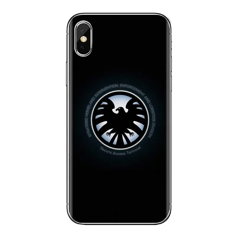 Американские комиксы Марвел щит силиконовый кожаный чехол для телефона samsung Galaxy