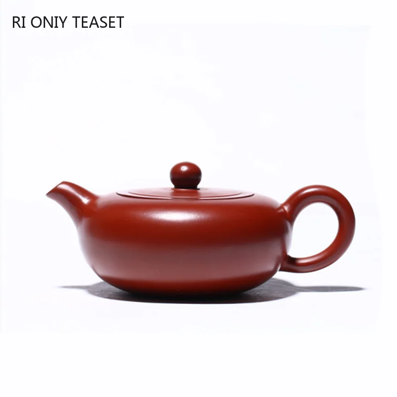 

130ml Raw Ore Dahongpao Filter Teapot Classic Yixing Purple Clay Tea Pot Home Zisha Beauty Kettle Chinese Tea Ceremony Gifts