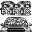 Солнцезащитный козырек на лобовое стекло автомобиля с цветочным принтом