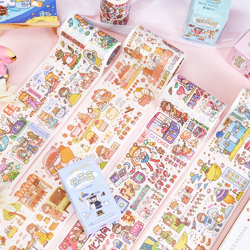 Мультяшная розовая стильная наклейка INS для девочек s ноутбука коробка горячего