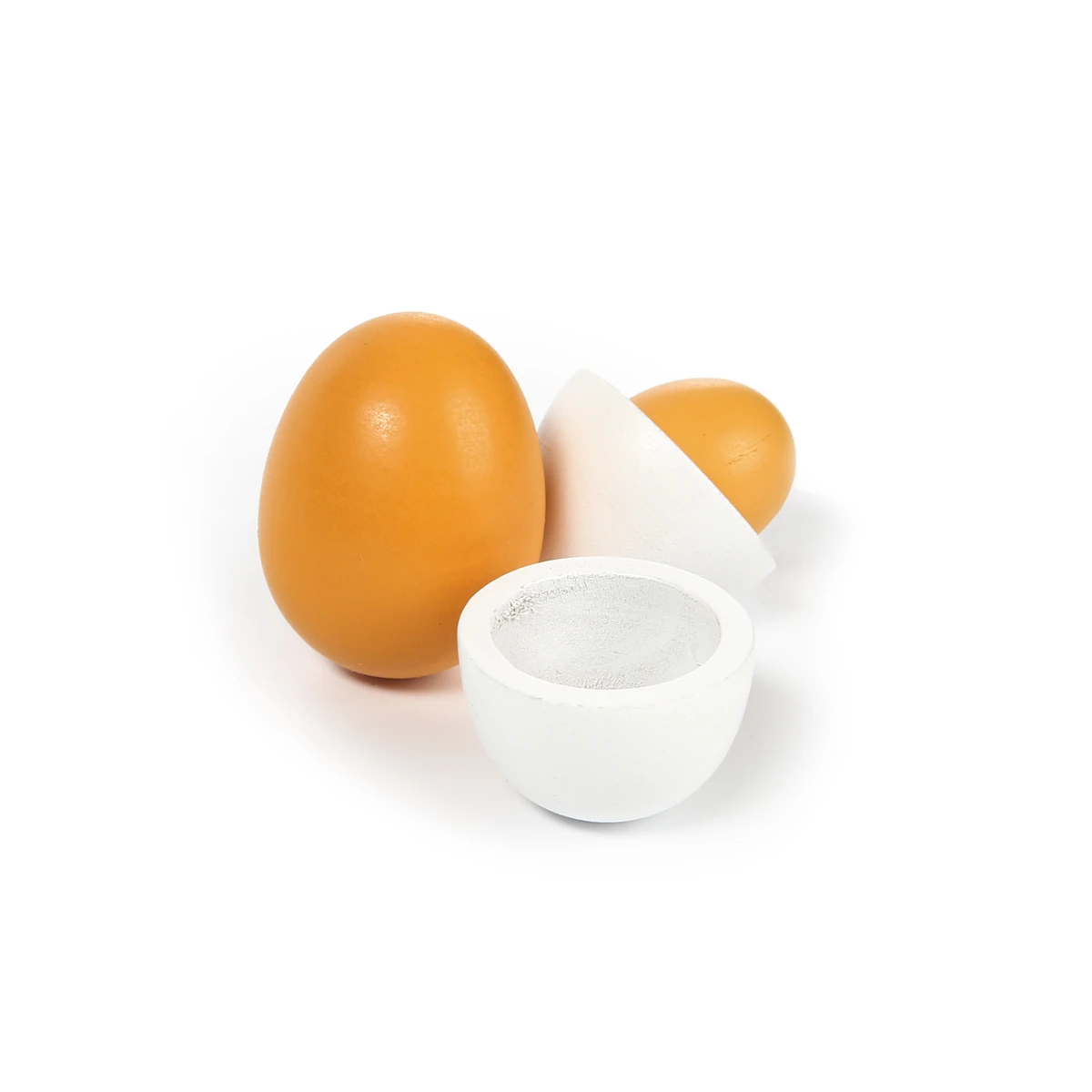 6 шт деревянная Моделирование Яйца Желток ролевые игры игрушки для кухни