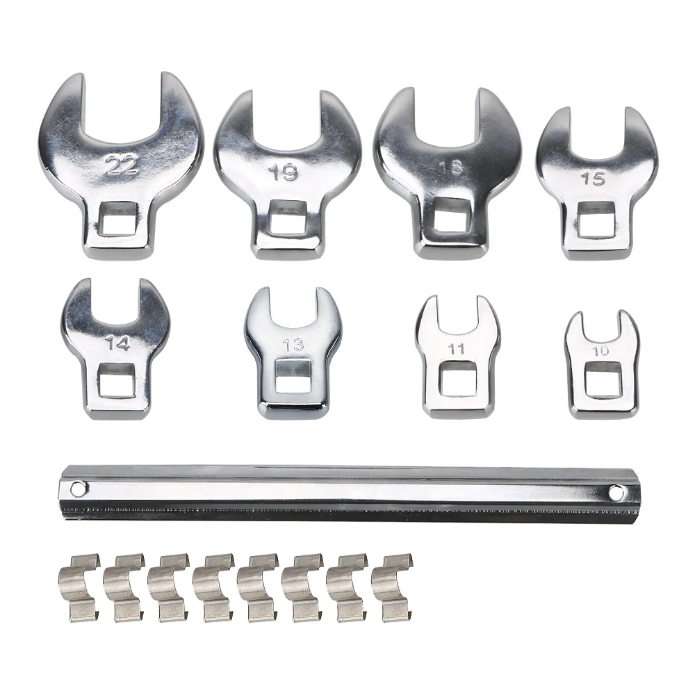 

8 шт. набор гаечных ключей 3/8 дюйма со сменной головкой, метрический хромированный гаечный ключ с храповым механизмом, ручные инструменты