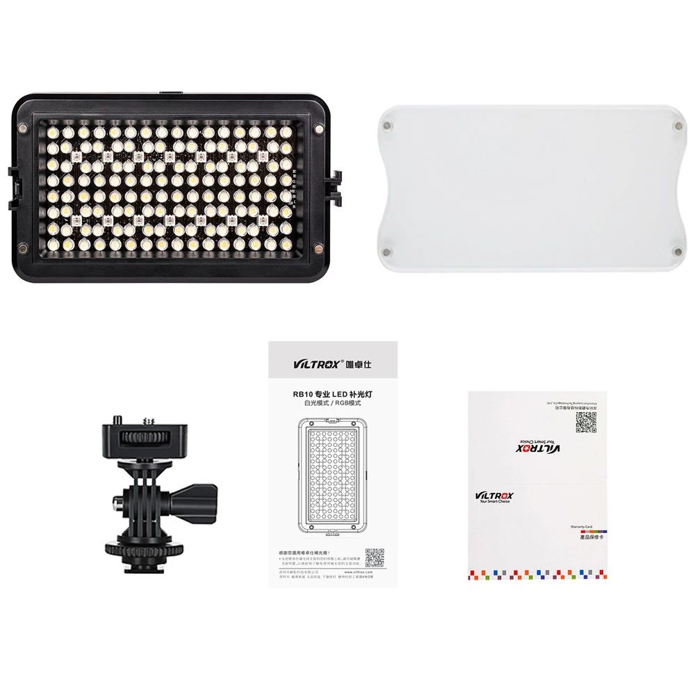 Светодиодный светильник Viltrox RB10 для видеокамеры RGB с регулируемой яркостью всех