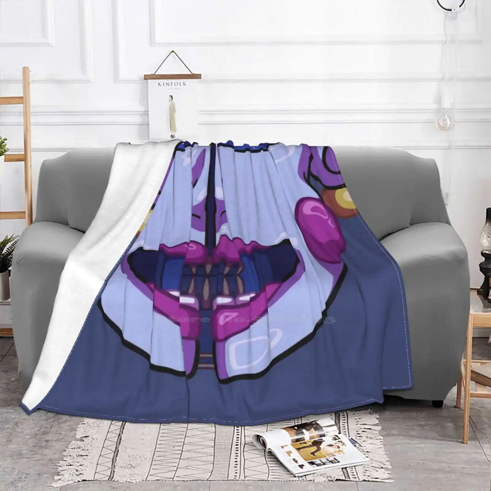 Супер теплые мягкие одеяла Ballora накидка на диван/кровать/Путешествие Fnaf пять