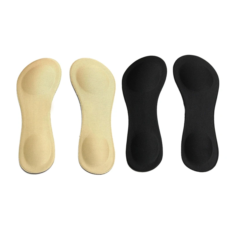 2 пары мягких стелек мгновенный комфорт обуви супинатор высокий каблук