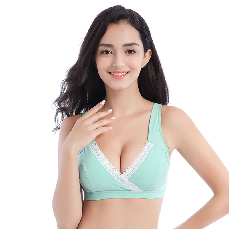 ZTOV кружевной бюстгальтер для грудного вскармливания Бюстгальтер кормления сна