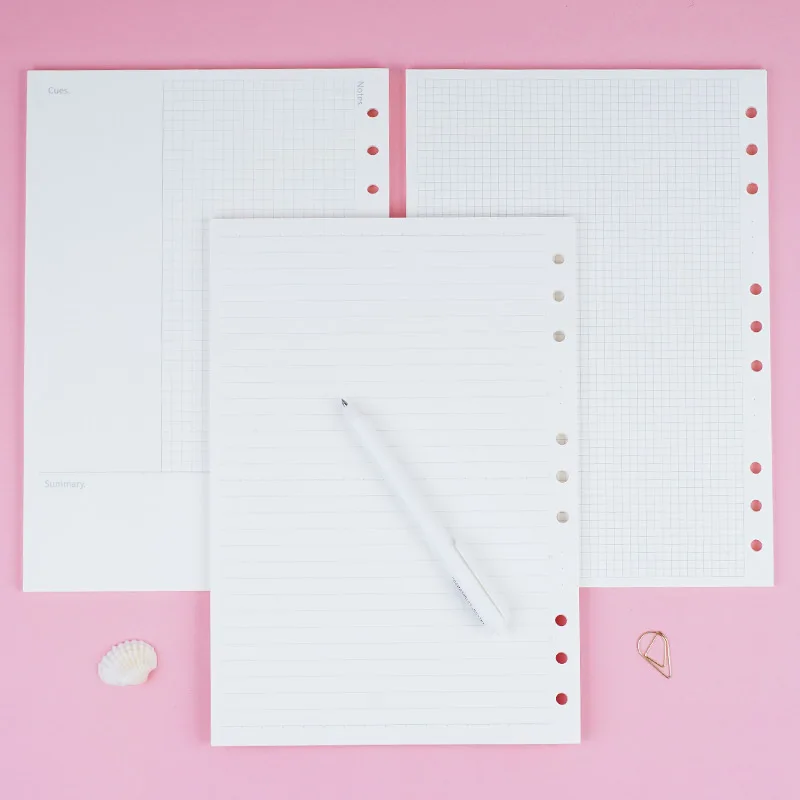 B5 блокнот со свободными листьями пополнение спирального переплета внутренняя