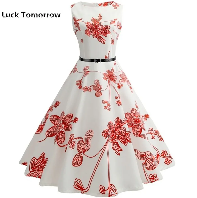 Женский сарафан с завышенной талией белое винтажное платье в стиле ретро