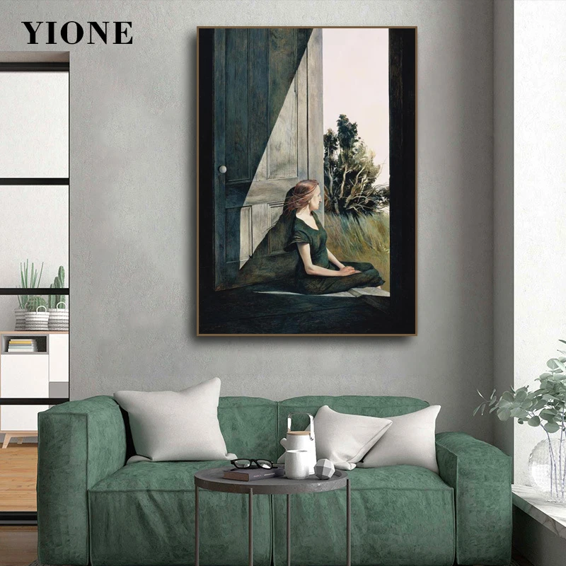

Classic Impressionist Portrait Canvas Painting Custom Woman Neighbor Poster Picture Wall Art Prints Living Room Aisle Decoration