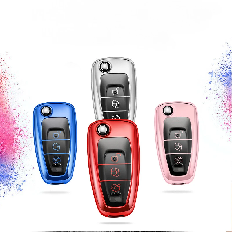 2020 популярный защитный чехол для автомобильного ключа из ТПУ FORD C-MAX FOCUS RS ST Fiesta