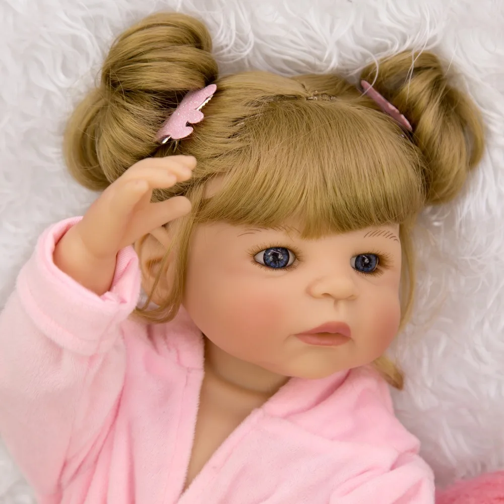 Реалистичная Детская кукла реборн 54 см ручная краска силиконовые reborn куклы