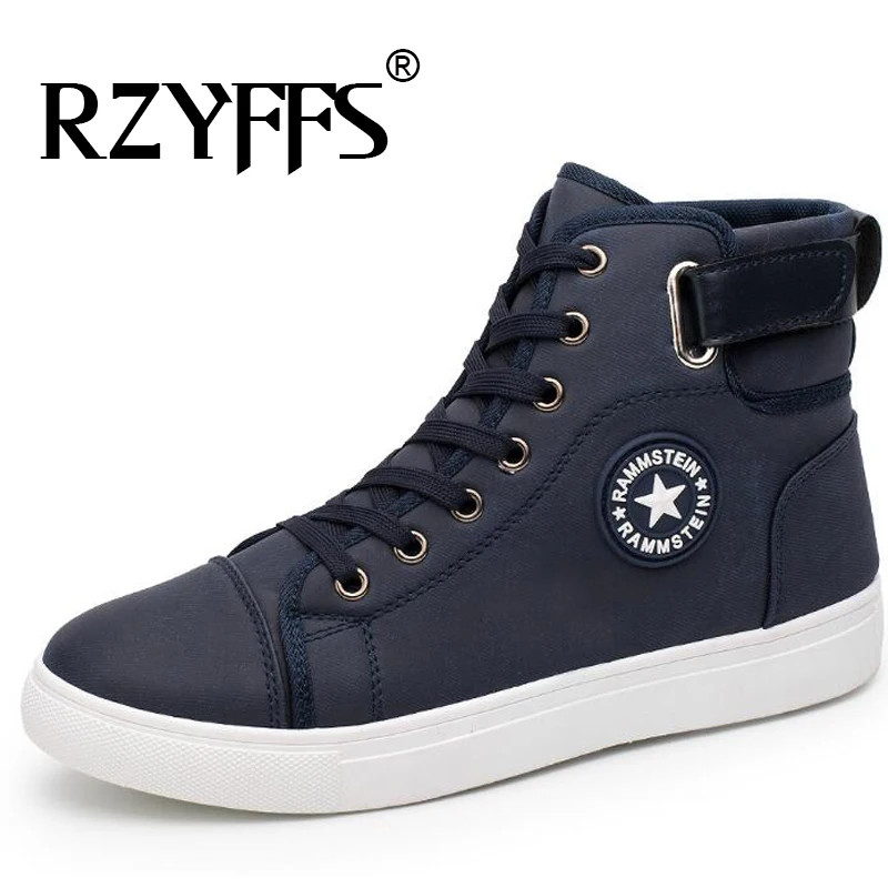 Мужская парусиновая обувь Классическая дышащая для скейтбординга с высоким