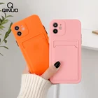 Мягкий силиконовый чехол-кошелек для iPhone 13, 12 Mini, 11 Pro Max, X, XR, XS Max, 6, 6S, 7, 8 Plus, SE 2020, с отделением для карт