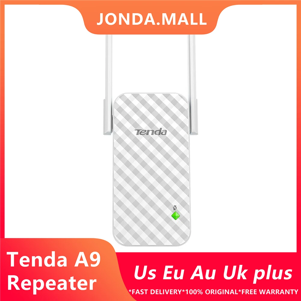 

Tenda Repeater A9 Wireless Router Wireless Range Extender Wifi Signal Amplifier Repeater Enhance AP Receiving Launch Client+AP