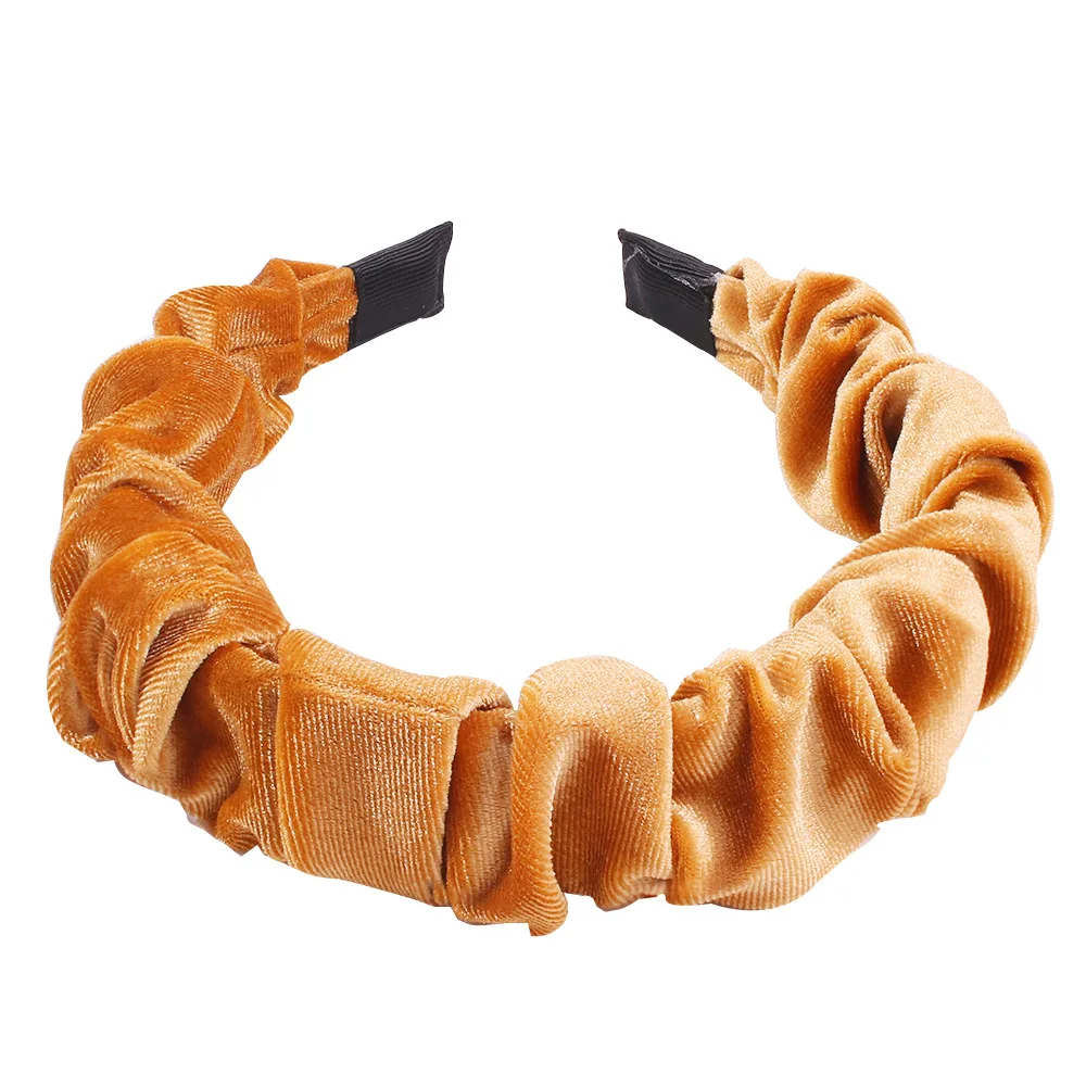 

hair hoops retro headband hair ornament Hairband Hair Accessories for Girls No Slip Stay on Knotted Head band Hair Band Women