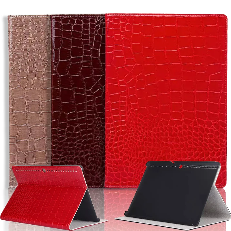 Роскошный кожаный чехол с крокодиловым рисунком для Lenovo Tab 2 женская версия 10 1
