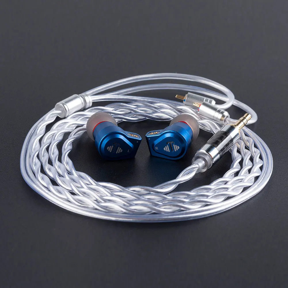 Yinyoo V6 2BA+ 1DD гибридные наушники в ухо ноулс BA драйвер HIFI DJ монитор наушники ушные наушники гарнитура с 2PIN съемный кабель V2